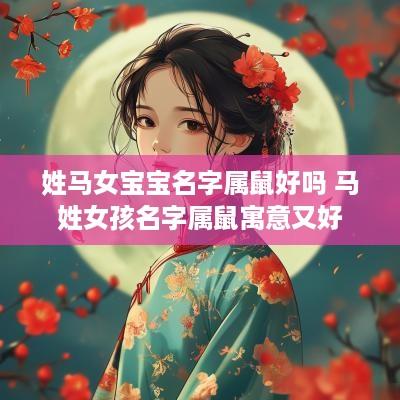 姓马女宝宝名字属鼠好吗 马姓女孩名字属鼠寓意又好
