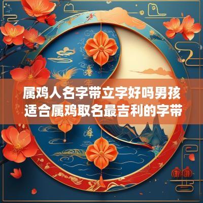 属鸡人名字带立字好吗男孩 适合属鸡取名最吉利的字带有讠字或带立字好吗