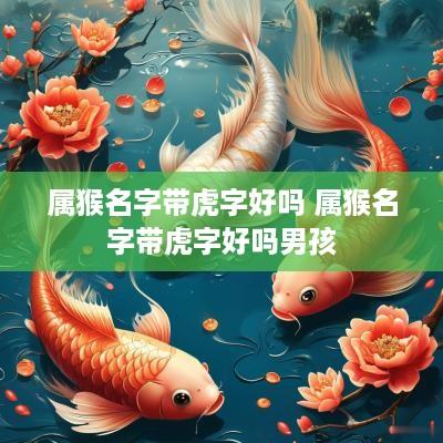 属猴名字带虎字好吗 属猴名字带虎字好吗男孩