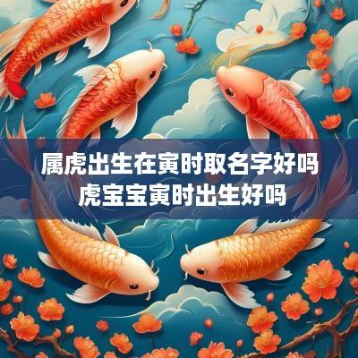 属虎出生在寅时取名字好吗 虎宝宝寅时出生好吗
