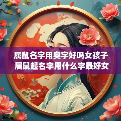 属鼠名字用奥字好吗女孩子 属鼠起名字用什么字最好女孩