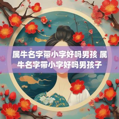 属牛名字带小字好吗男孩 属牛名字带小字好吗男孩子