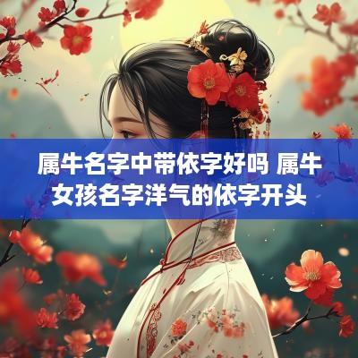属牛名字中带依字好吗 属牛女孩名字洋气的依字开头