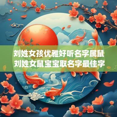 刘姓女孩优雅好听名字属鼠 刘姓女鼠宝宝取名字最佳字