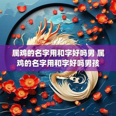 属鸡的名字用和字好吗男 属鸡的名字用和字好吗男孩