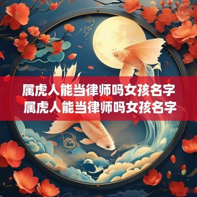 属虎人能当律师吗女孩名字 属虎人能当律师吗女孩名字叫什么