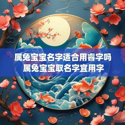 属兔宝宝名字适合用睿字吗 属兔宝宝取名字宜用字