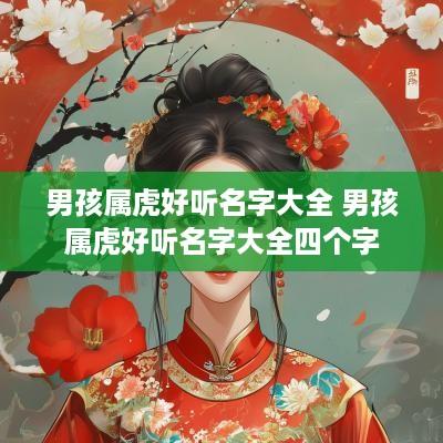 男孩属虎好听名字大全 男孩属虎好听名字大全四个字