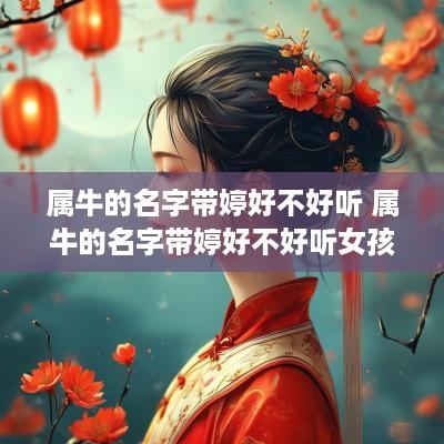 属牛的名字带婷好不好听 属牛的名字带婷好不好听女孩