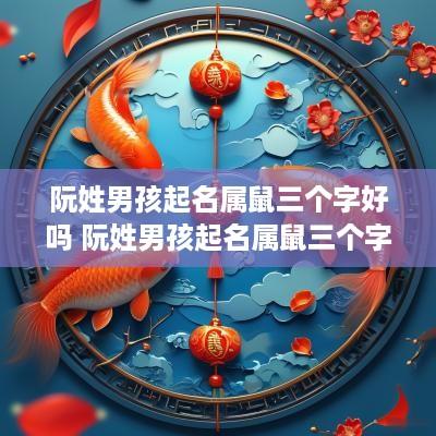 阮姓男孩起名属鼠三个字好吗 阮姓男孩起名属鼠三个字好吗