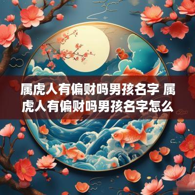 属虎人有偏财吗男孩名字 属虎人有偏财吗男孩名字怎么取