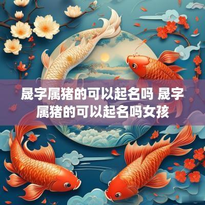 晟字属猪的可以起名吗 晟字属猪的可以起名吗女孩
