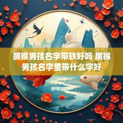 属猴男孩名字带轶好吗 属猴男孩名字里带什么字好