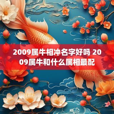 2009属牛相冲名字好吗 2009属牛和什么属相最配