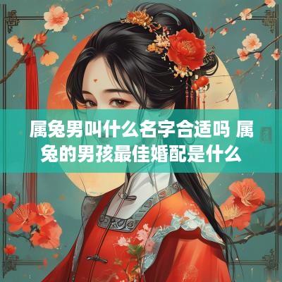属兔男叫什么名字合适吗 属兔的男孩最佳婚配是什么