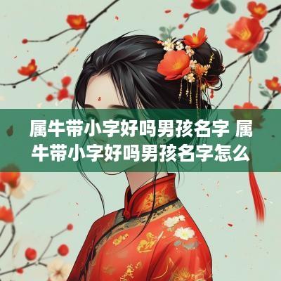 属牛带小字好吗男孩名字 属牛带小字好吗男孩名字怎么取