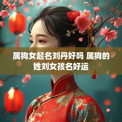 属狗女起名刘丹好吗 属狗的姓刘女孩名好运