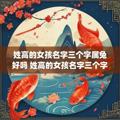姓高的女孩名字三个字属兔好吗 姓高的女孩名字三个字有寓意