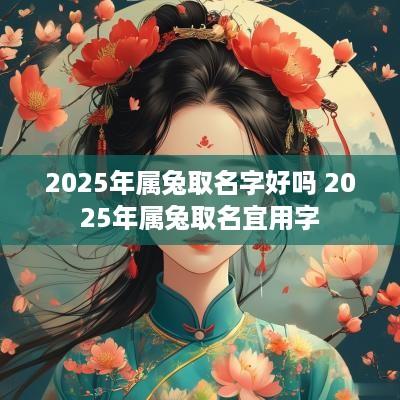 2025年属兔取名字好吗 2025年属兔取名宜用字