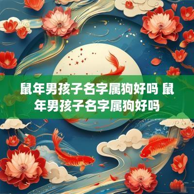 蛇年男孩子名字属狗好吗 蛇年男孩子名字属狗好吗