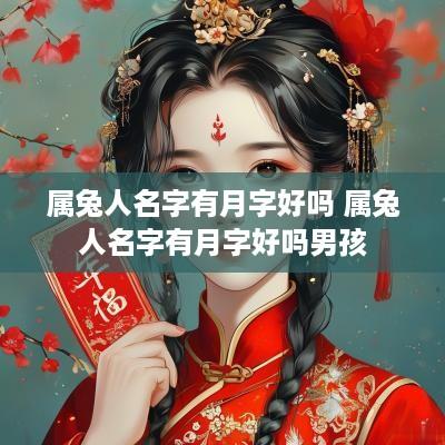 属兔人名字有月字好吗 属兔人名字有月字好吗男孩