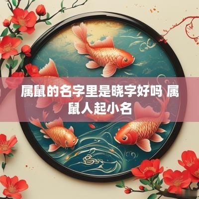 属鼠的名字里是晓字好吗 属鼠人起小名