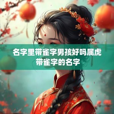 名字里带雀字男孩好吗属虎 带雀字的名字