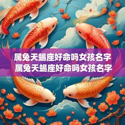 属兔天蝎座好命吗女孩名字 属兔天蝎座好命吗女孩名字大全