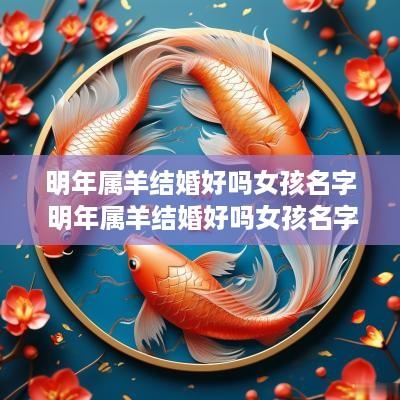 明年属羊结婚好吗女孩名字 明年属羊结婚好吗女孩名字大全