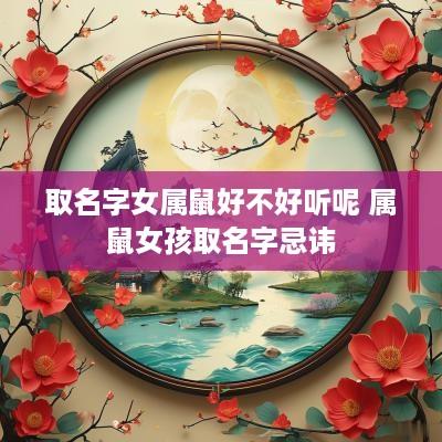 取名字女属鼠好不好听呢 属鼠女孩取名字忌讳