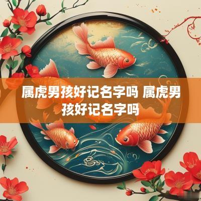 属虎男孩好记名字吗 属虎男孩好记名字吗