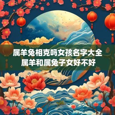 属羊兔相克吗女孩名字大全 属羊和属兔子女好不好