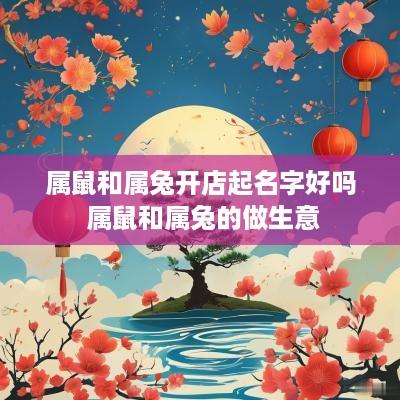 属鼠和属兔开店起名字好吗 属鼠和属兔的做生意