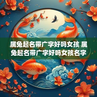 属兔起名带广字好吗女孩 属兔起名带广字好吗女孩名字