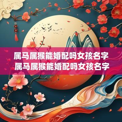 属马属猴能婚配吗女孩名字 属马属猴能婚配吗女孩名字怎么取