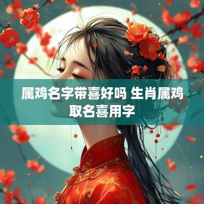 属鸡名字带喜好吗 生肖属鸡取名喜用字