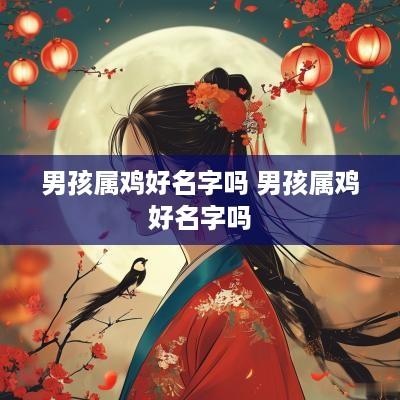 男孩属鸡好名字吗 男孩属鸡好名字吗