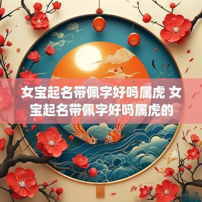 女宝起名带佩字好吗属虎 女宝起名带佩字好吗属虎的