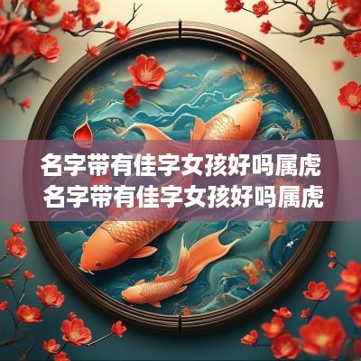 名字带有佳字女孩好吗属虎 名字带有佳字女孩好吗属虎男孩