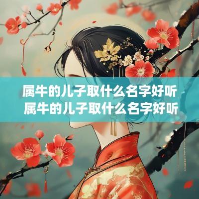 属牛的儿子取什么名字好听 属牛的儿子取什么名字好听点
