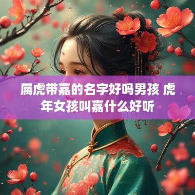 属虎带嘉的名字好吗男孩 蛇年女孩叫嘉什么好听