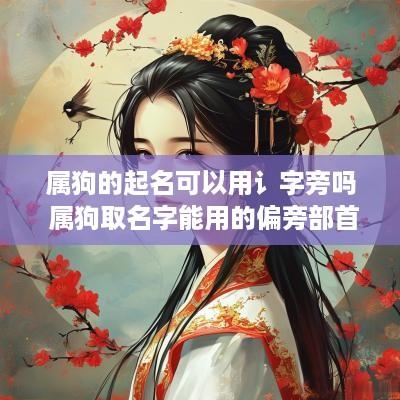 属狗的起名可以用讠字旁吗 属狗取名字能用的偏旁部首
