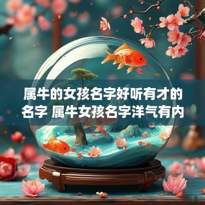 属牛的女孩名字好听有才的名字 属牛女孩名字洋气有内涵的