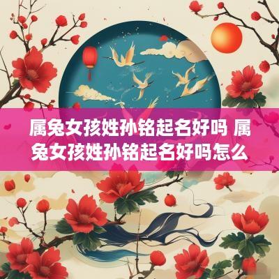 属兔女孩姓孙铭起名好吗 属兔女孩姓孙铭起名好吗怎么样