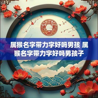 属猴名字带力字好吗男孩 属猴名字带力字好吗男孩子