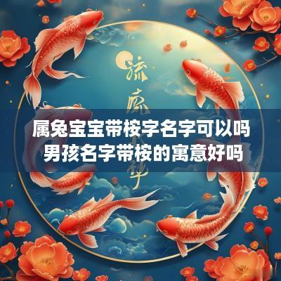 属兔宝宝带桉字名字可以吗 男孩名字带桉的寓意好吗