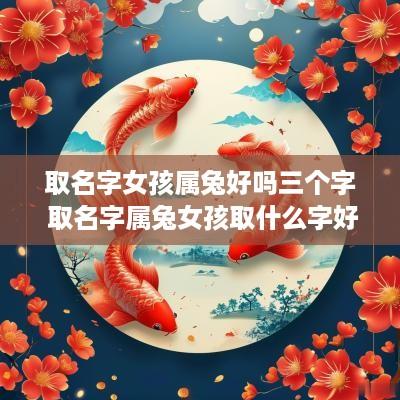 取名字女孩属兔好吗三个字 取名字属兔女孩取什么字好