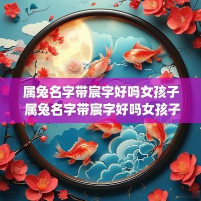 属兔名字带宸字好吗女孩子 属兔名字带宸字好吗女孩子取名