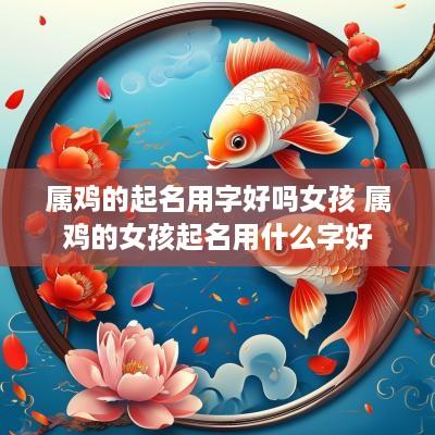 属鸡的起名用字好吗女孩 属鸡的女孩起名用什么字好