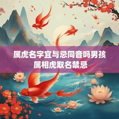 属虎名字宜与忌同音吗男孩 属相虎取名禁忌